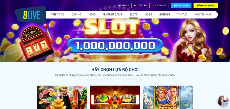 Sảnh chơi Slot
