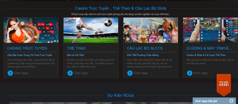 Sản phẩm cá cược đa dạng