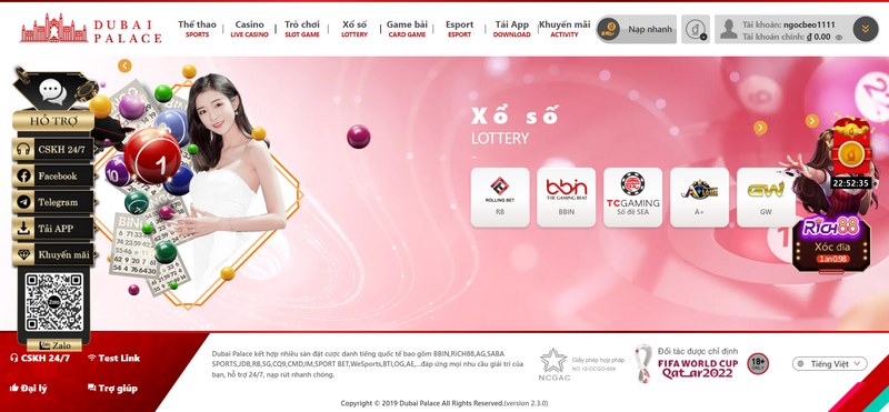 Xổ số là sảnh cược được tham gia nhiều, tiền thưởng cực lớn