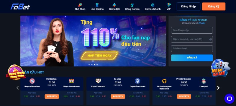 Khái quát về trang giải trí cá độ FABET