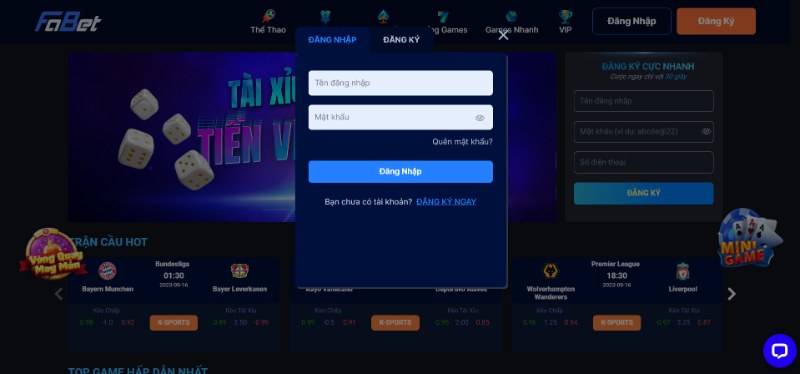 Cách đăng nhập vào website FABET