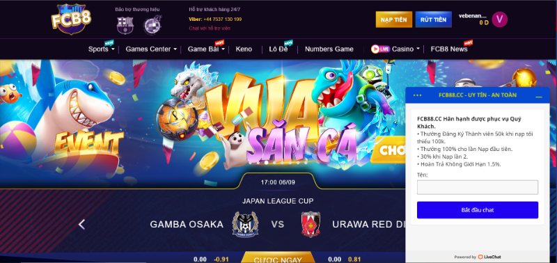 Thông tin liên hệ FCB8