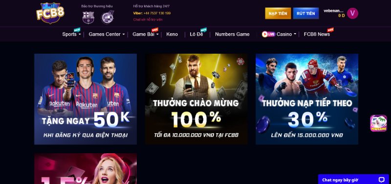 Liệt kê sự kiện ưu đãi tặng thưởng đặc sắc nhất của FCB8