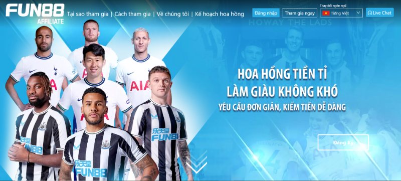 Chương trình đại lý FUN88