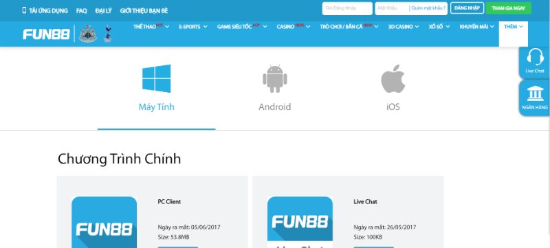 Hướng dẫn tải app FUN88 miễn phí 