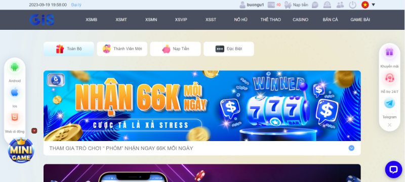 Chương trình khuyến mãi Gi8