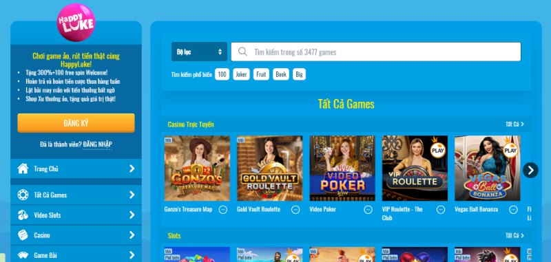 Tất cả games Happyluke
