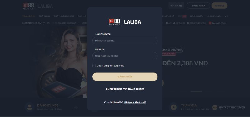 Hướng dẫn đăng nhập M88 đúng cách, không lỗi
