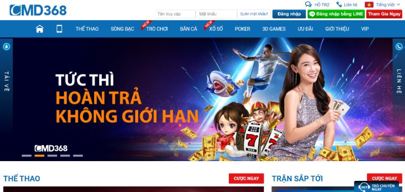 Khuyến mãi CMD368 hoàn trả