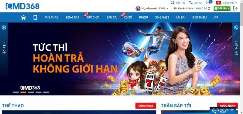 Lợi ích khi đăng ký CMD368 tham gia cá cược