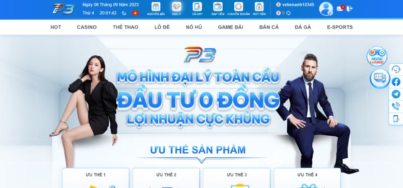 Trở thành đại lý cộng tác cho P3