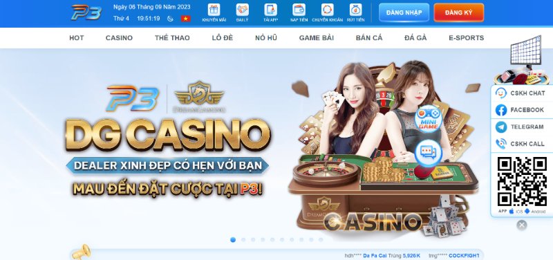 Giao diện P3 đẹp mắt dễ nhìn