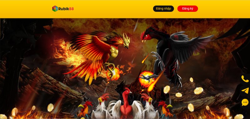 Giao diện chính của web Rubik88