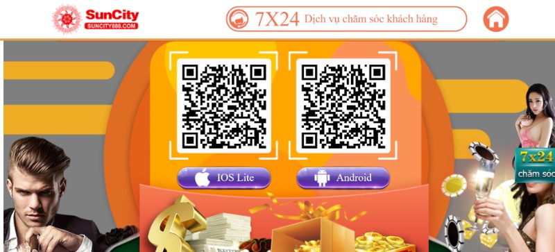 Download app SUNCITY nhanh