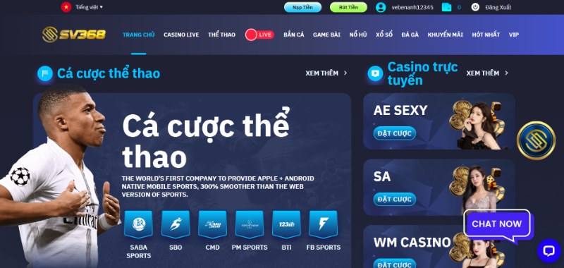 Sản phẩm cá cược đa dạng