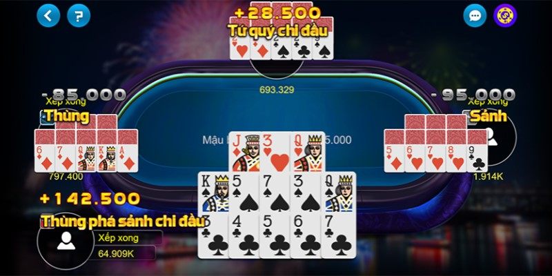 Tan bài cách chơi Mậu Binh mang lại hiệu quả cao
