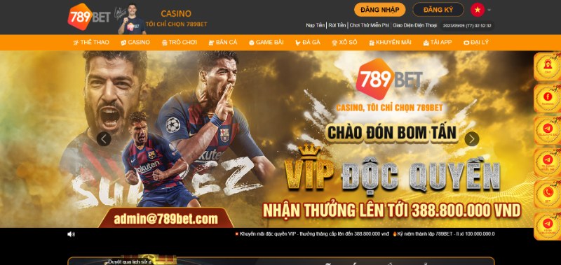 Vào trang đăng ký 789BET chính thức