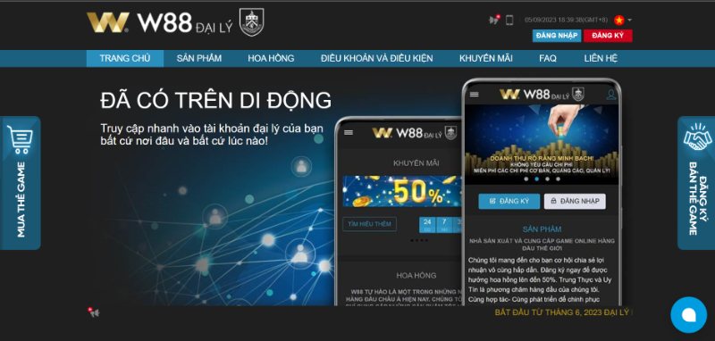 Cách để người chơi trở thành đại lý tiếp thị cùng W88